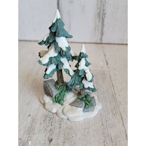 O'well‎ green pine tree Vintage village accessory Xmas - Picture 3 of 6